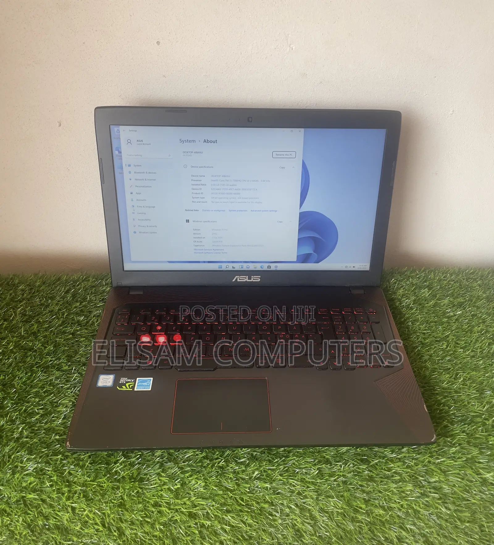 Laptop Asus GL552VX 8GB Intel Core i7 HDD+SSD 256GB