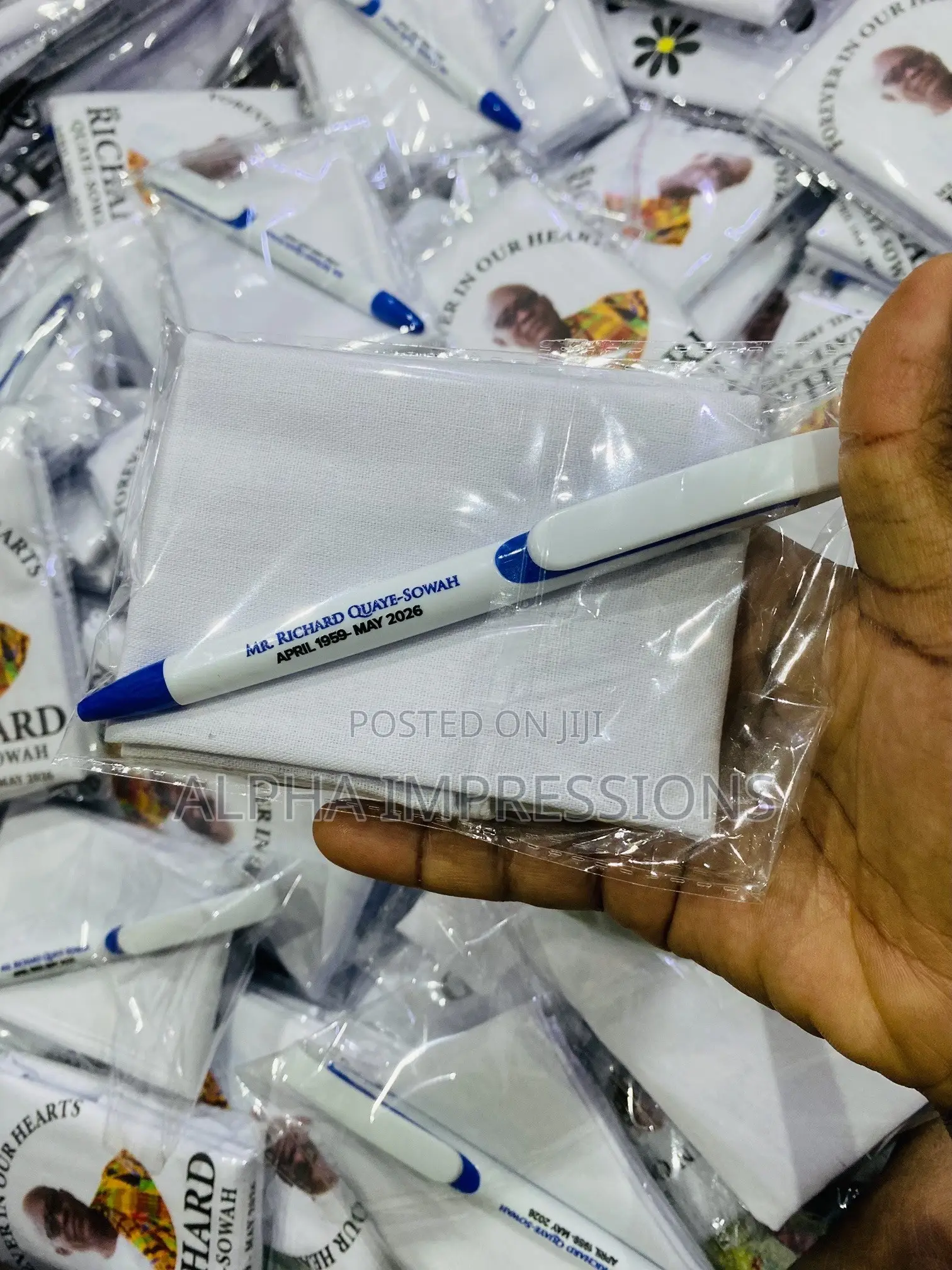 Customized Handkerchief and Pen