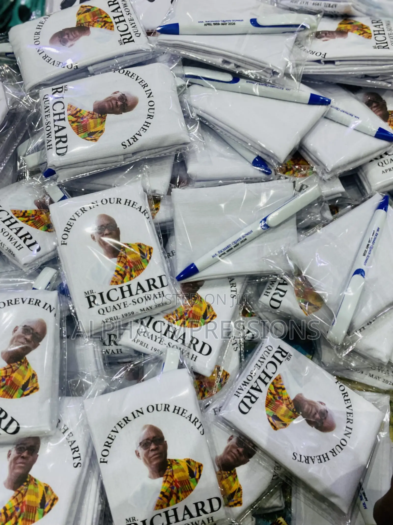 Customized Handkerchief and Pen