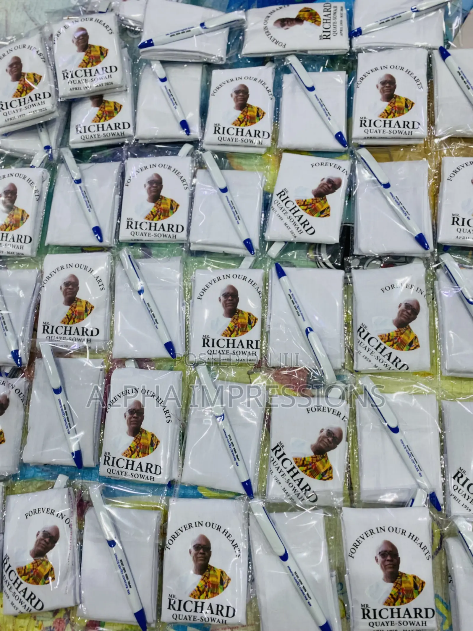 Customized Handkerchief and Pen