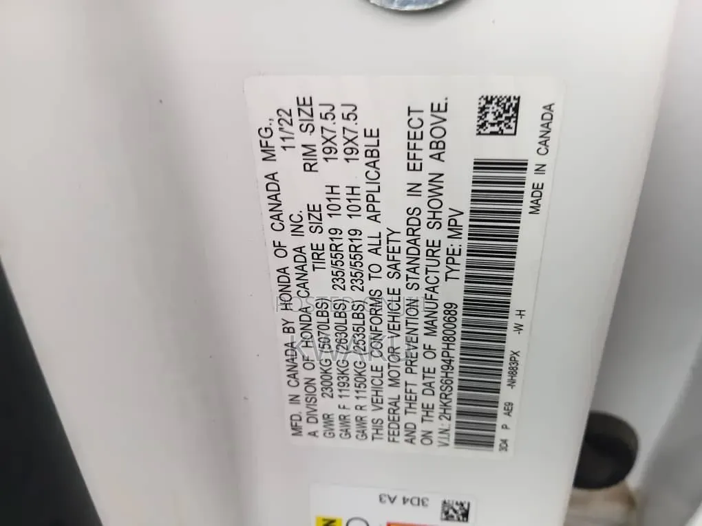 Honda CR-V 2024 White
