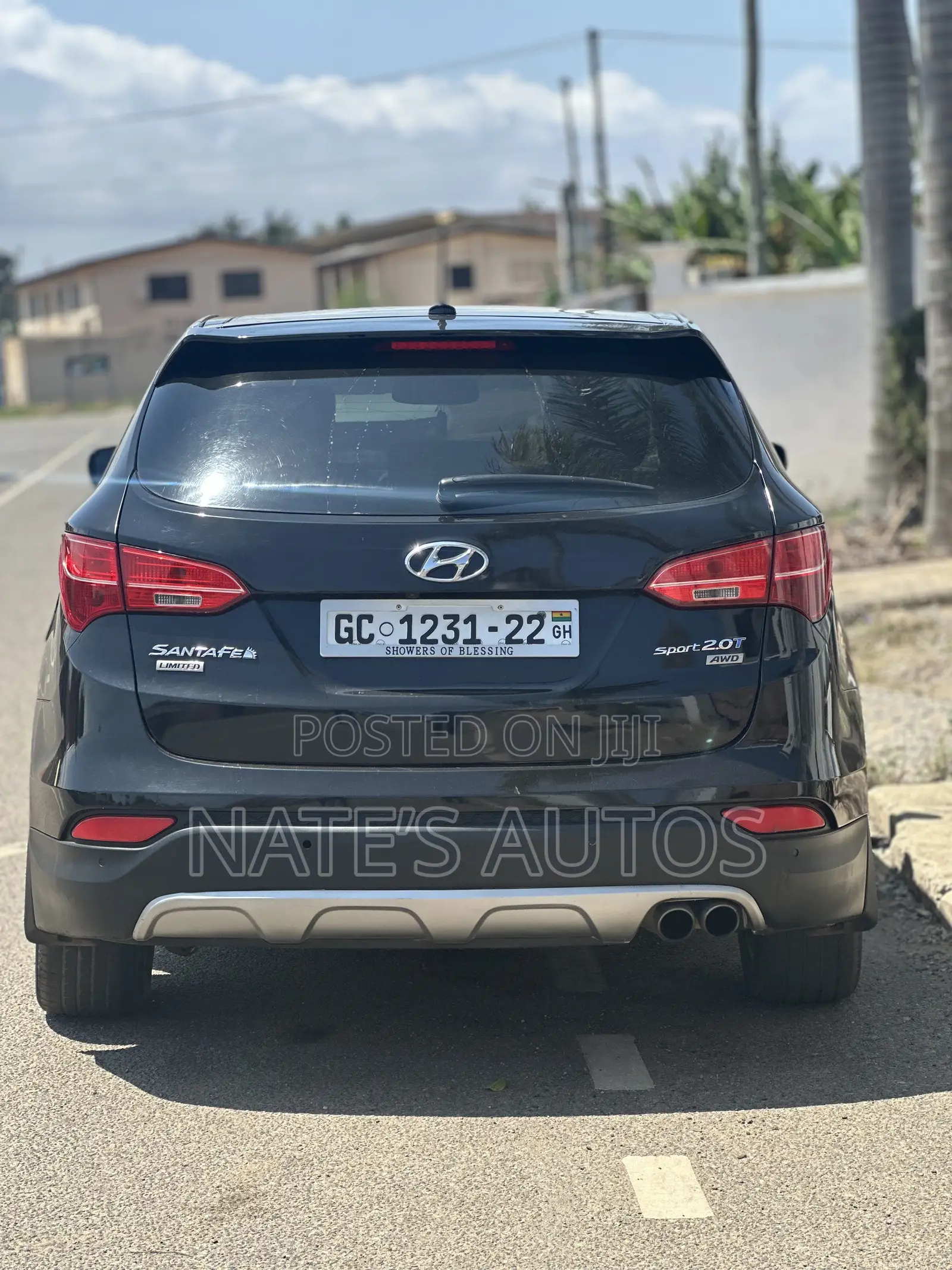 Hyundai Santa Fe Limited 4dr SUV AWD (3.3L 6cyl 6A) 2015 Black