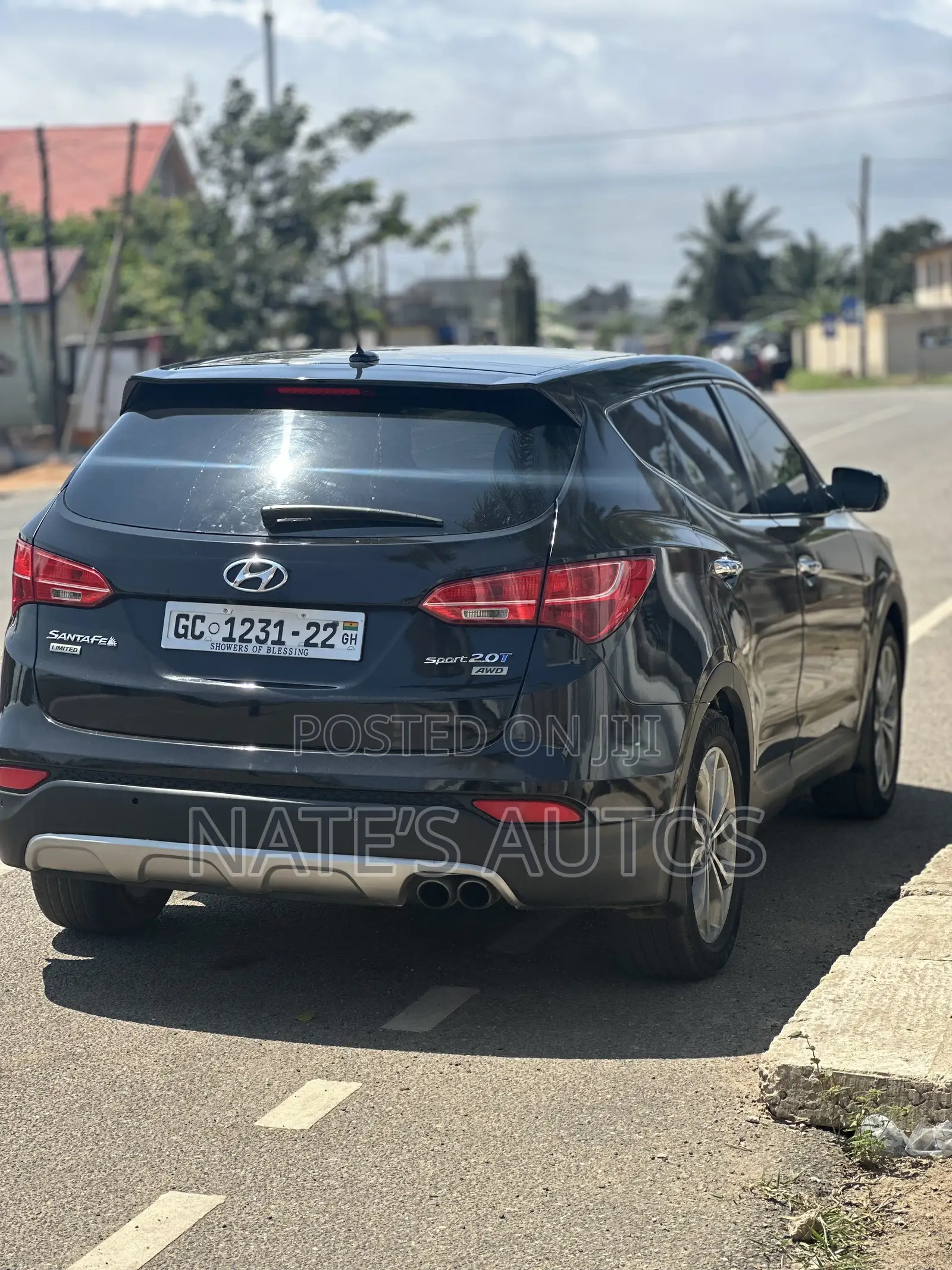 Hyundai Santa Fe Limited 4dr SUV AWD (3.3L 6cyl 6A) 2015 Black