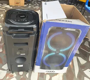 Mood 8x8-Inch Bluetooth Rechargeable Party Speaker