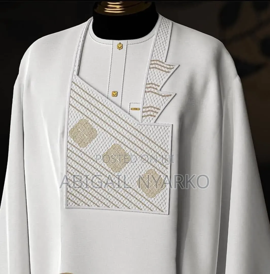 Executive Bespoke 3-Piece Agbada Collection – Premium African Wear