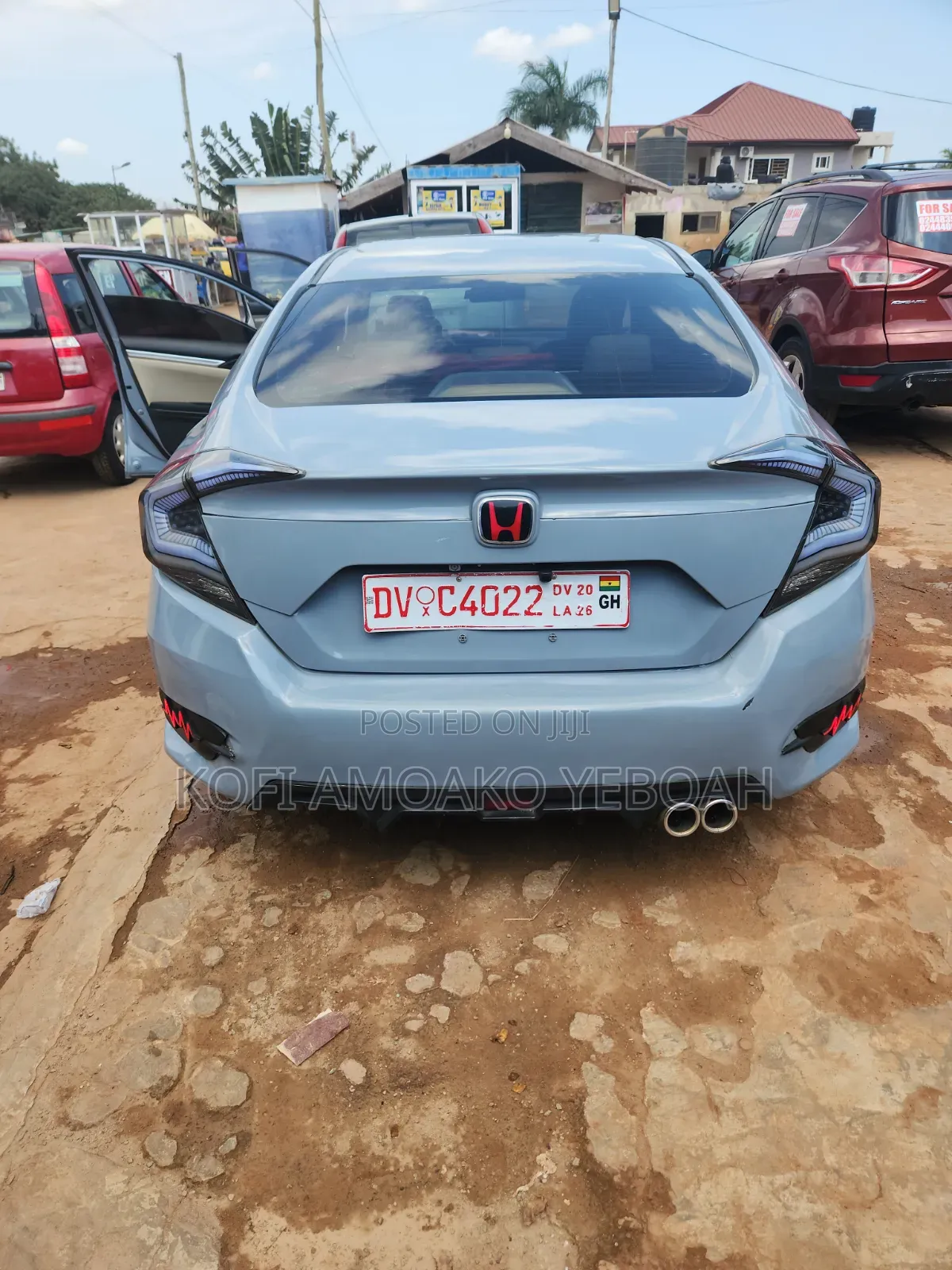 Honda Civic EX 4dr Sedan (2.0L 4cyl) 2017 Gray