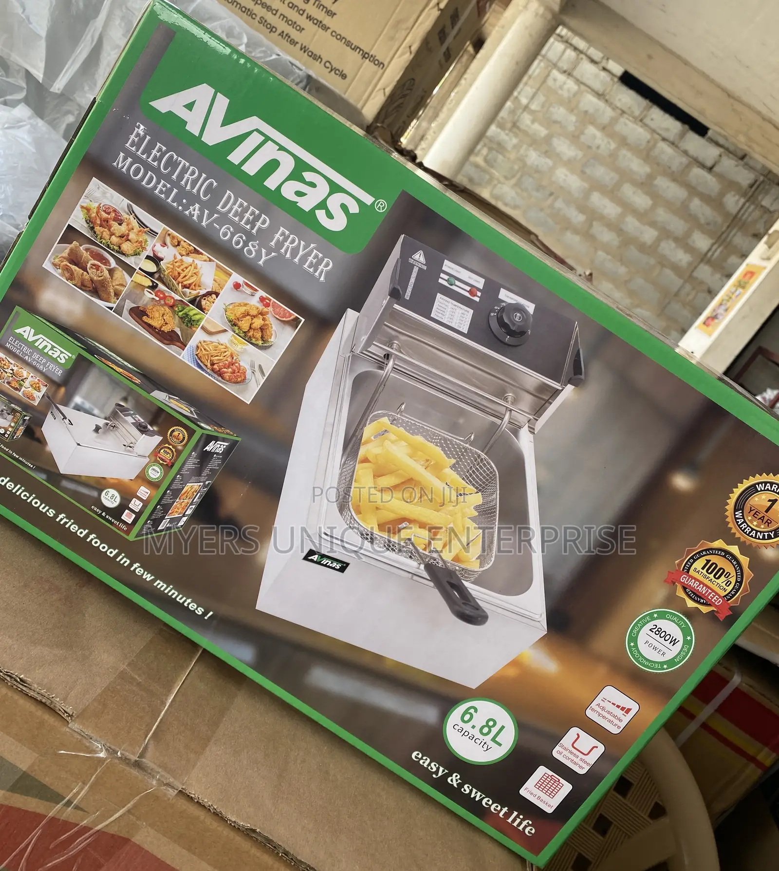 Highly Recommend 6.8l Avinas Deep Fryer