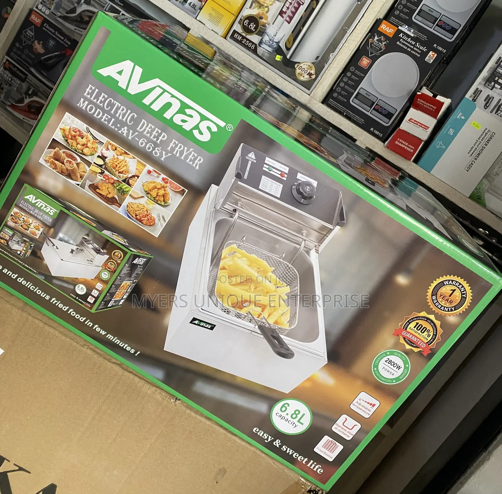 High Quality Avinas 6.8l Deep Fryer