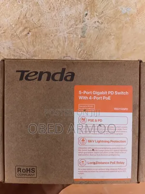 5 Port Gigabit PD Switch With 4 Poe