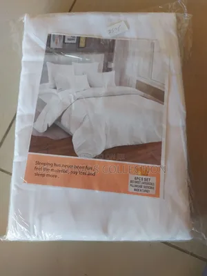Premium White Hotel 6 Pieces Set (2 Sheets 4 Pillowcase)