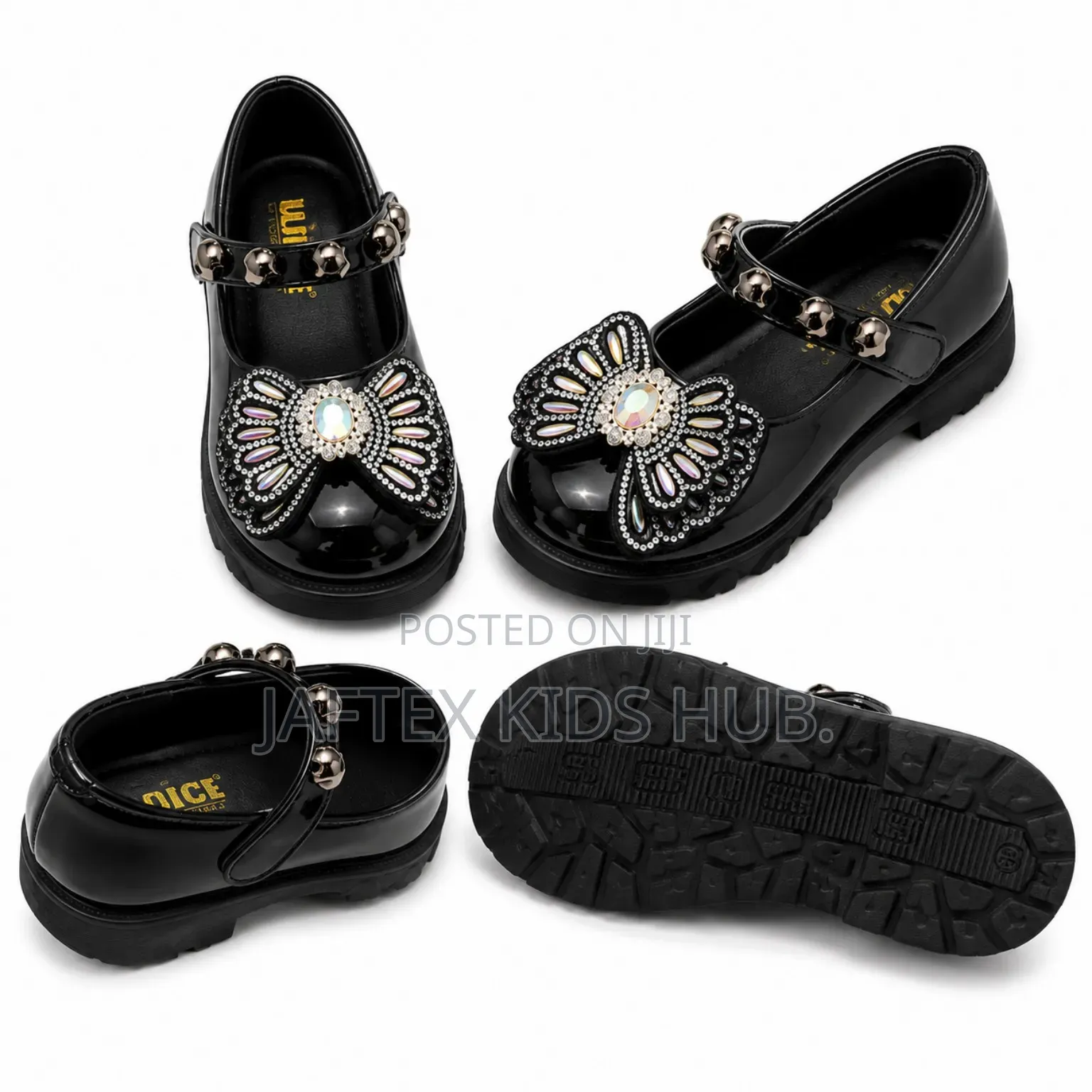 Girls' Black School &Church Shoes