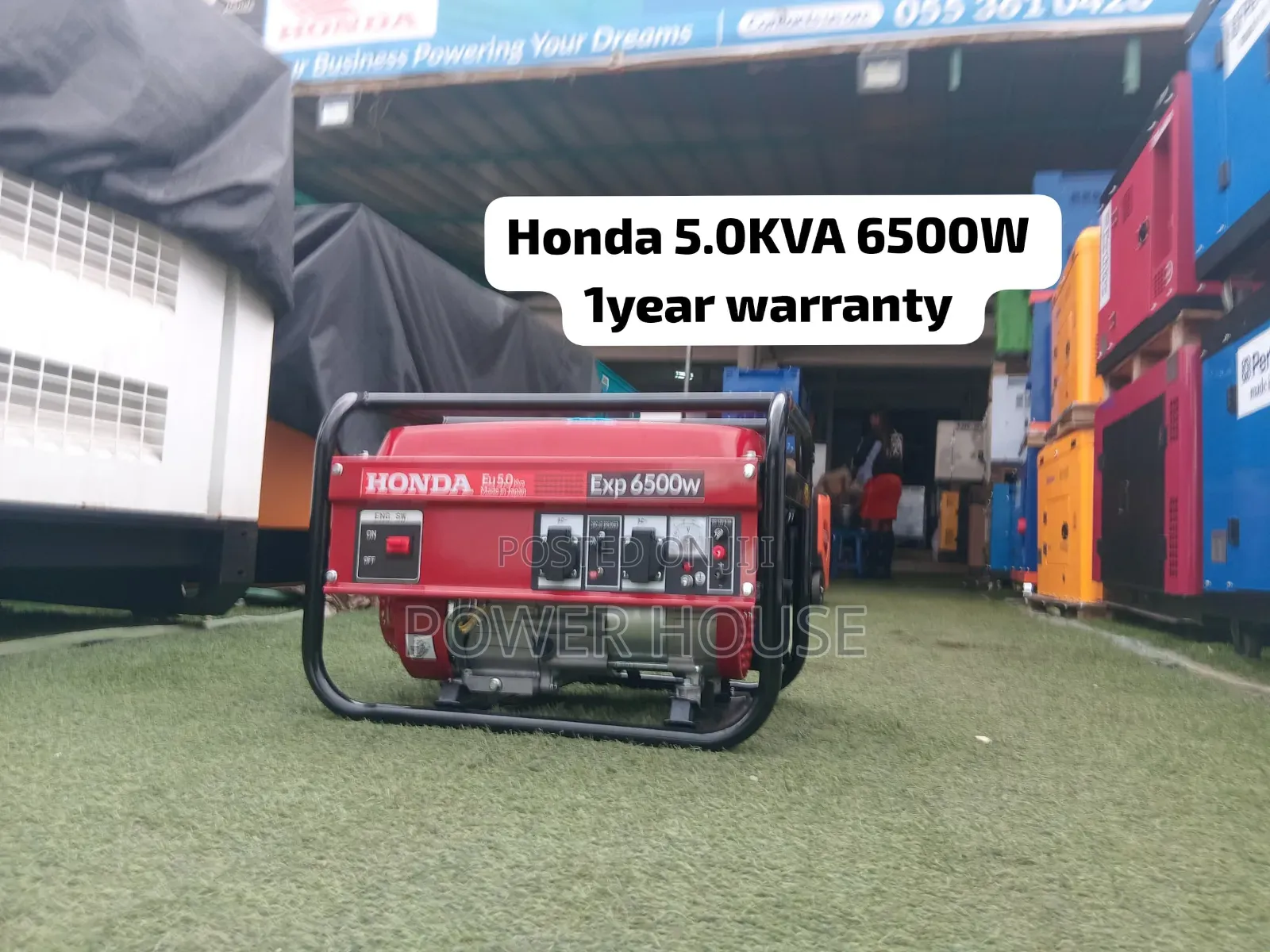 Honda 6500W Heavy Duty Petrol Genset – Perfect Power Backup