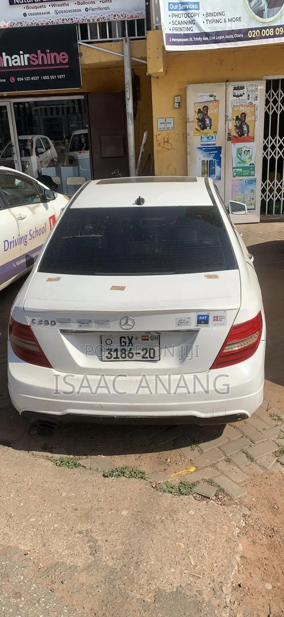 Mercedes-Benz C250 2014 White