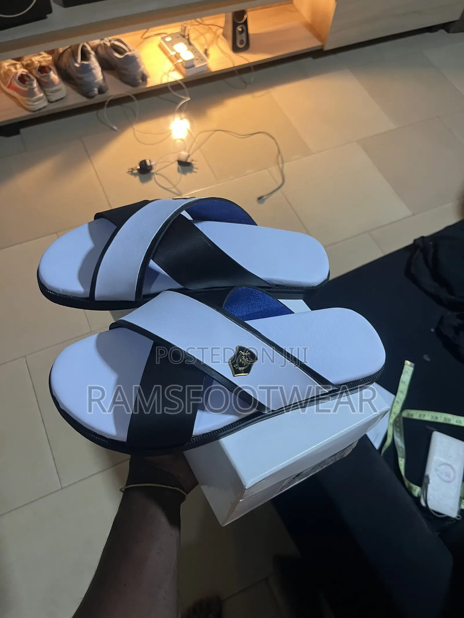 Men Cross Slippers