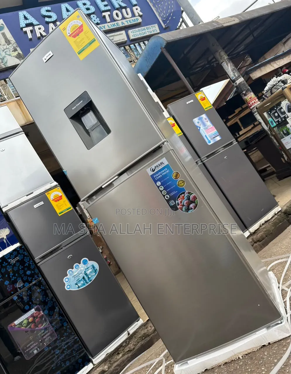 Pearl 246 Liters Double Door Dispenser Refrigerator
