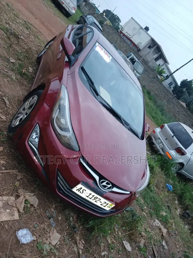 Hyundai Elantra 2013 Red