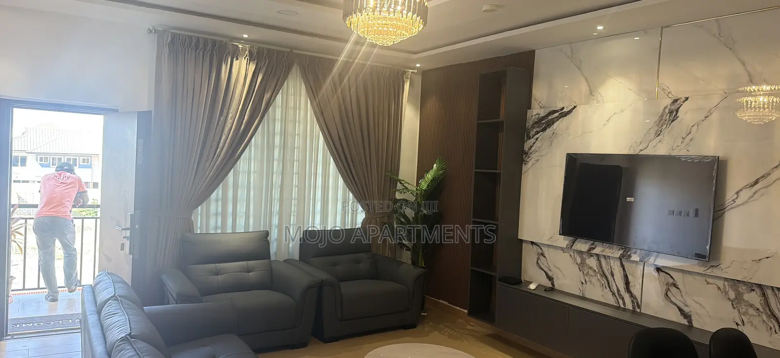 Furnished 2bdrm Apartment in Mojo Apartments, Community 25 for rent