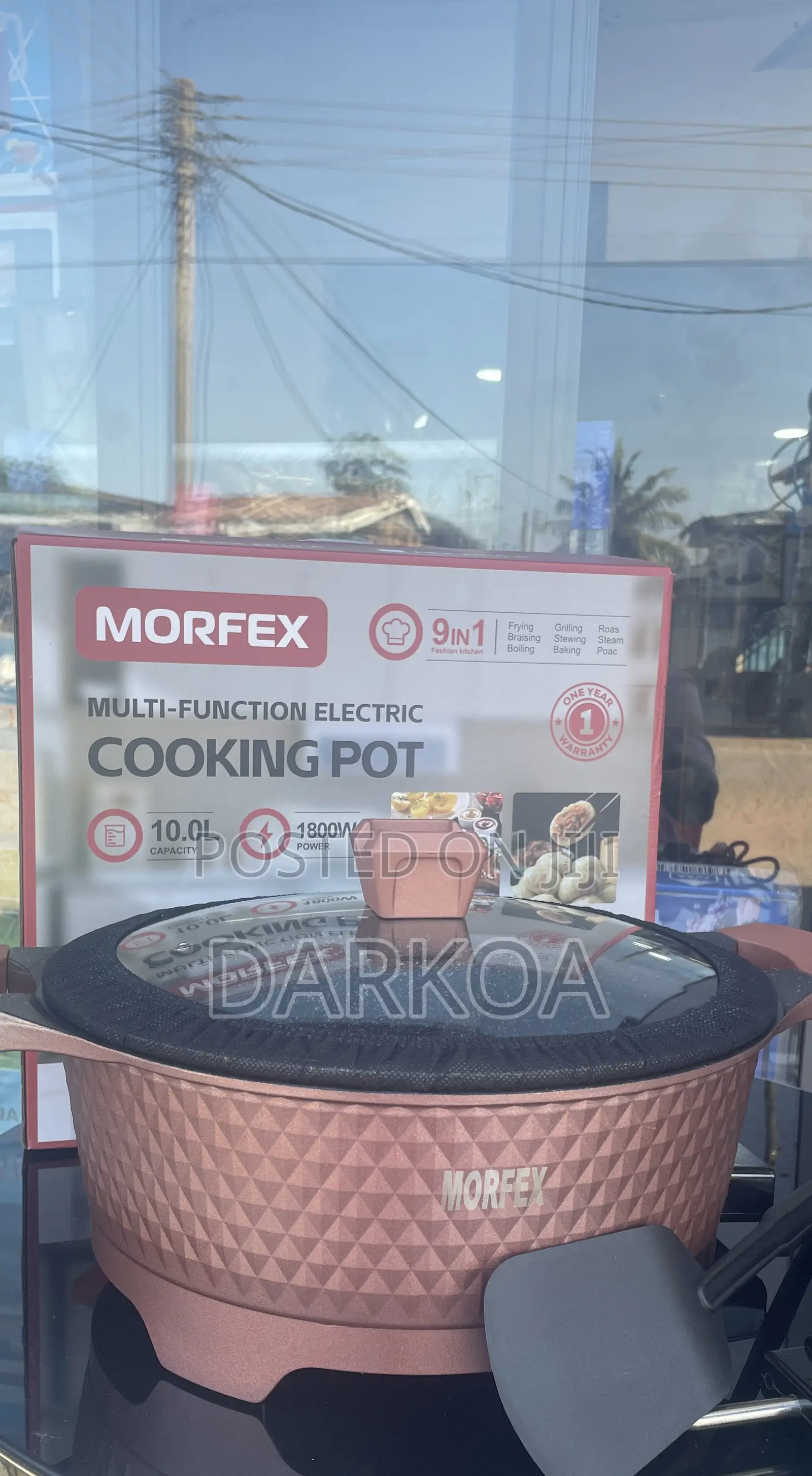 Morfex 10L Electric Cooking Pot