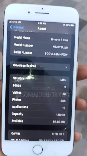 Apple iPhone 7 Plus 128 GB Black