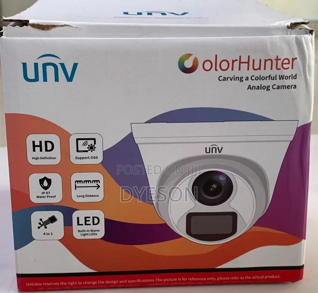UAC-T112-F28-W 2MP ColorHunter Fixed Warm Light Turret Analog Camera