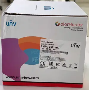 UAC-T112-F28-W 2MP ColorHunter Fixed Warm Light Turret Analog Camera