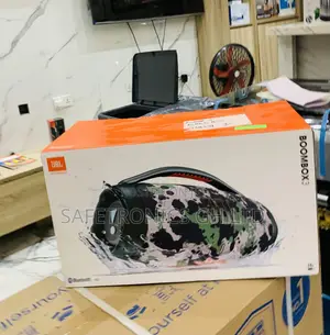 Secure New JBL Boombox 3 Portable Bluetooth Speaker – Black