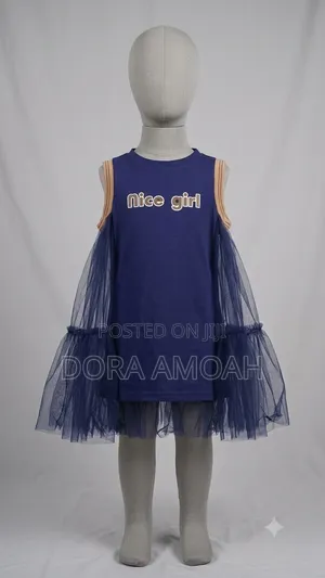 Navy Blue Tulle Frock (Nice Girl)