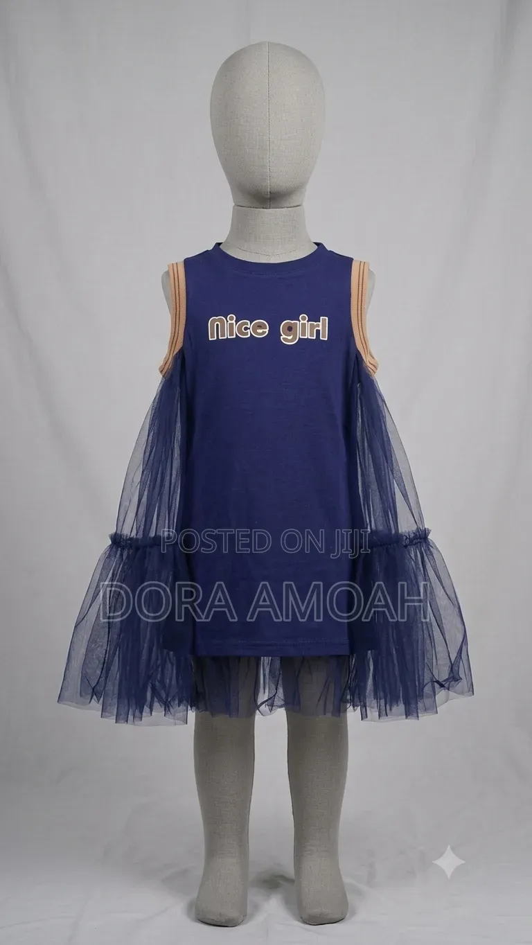 Navy Blue Tulle Frock (Nice Girl)