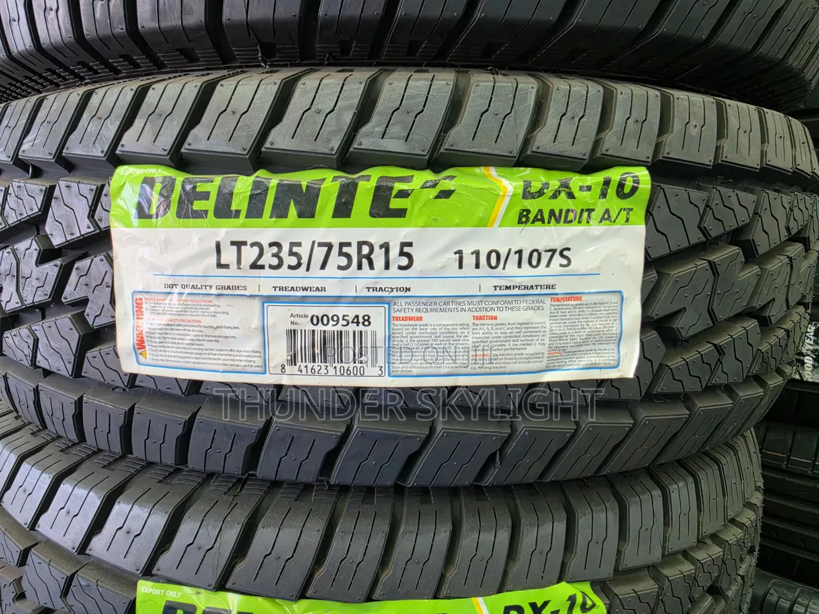 235/75r15 Delinte DX10 Bandit a/T All Terrain Tyre