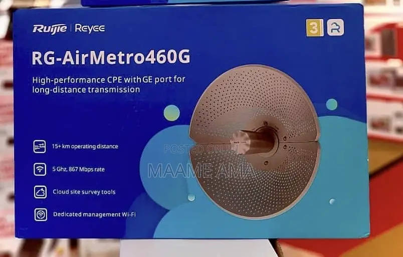 High Performance Ruijie 15km Wireless Airmetro Bridge