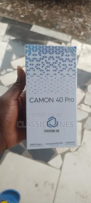 New Tecno Camon 40 Pro 5G 256 GB Black
