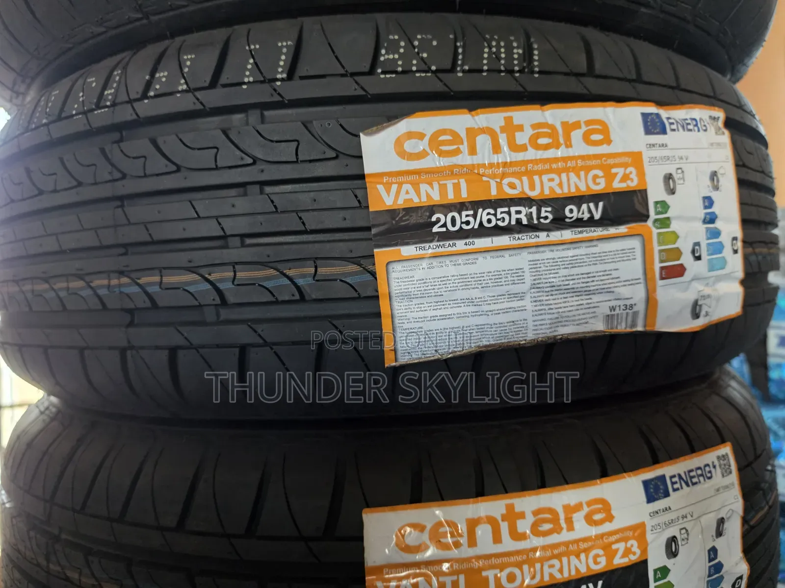 205/65r15 Centara Vanti Touring Z3 94h/v Tyre