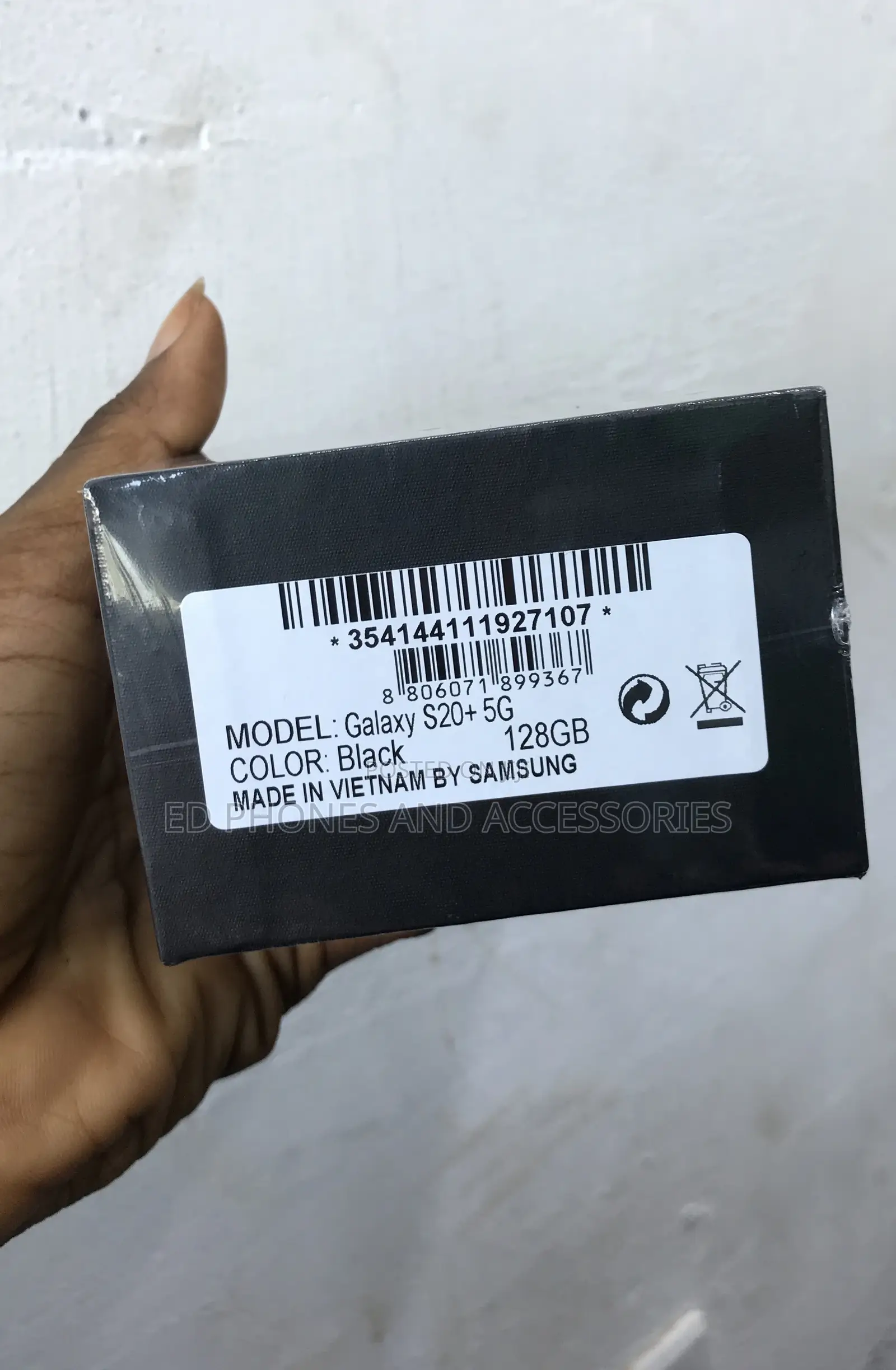 New Samsung Galaxy S20+ 5G 128 GB Black