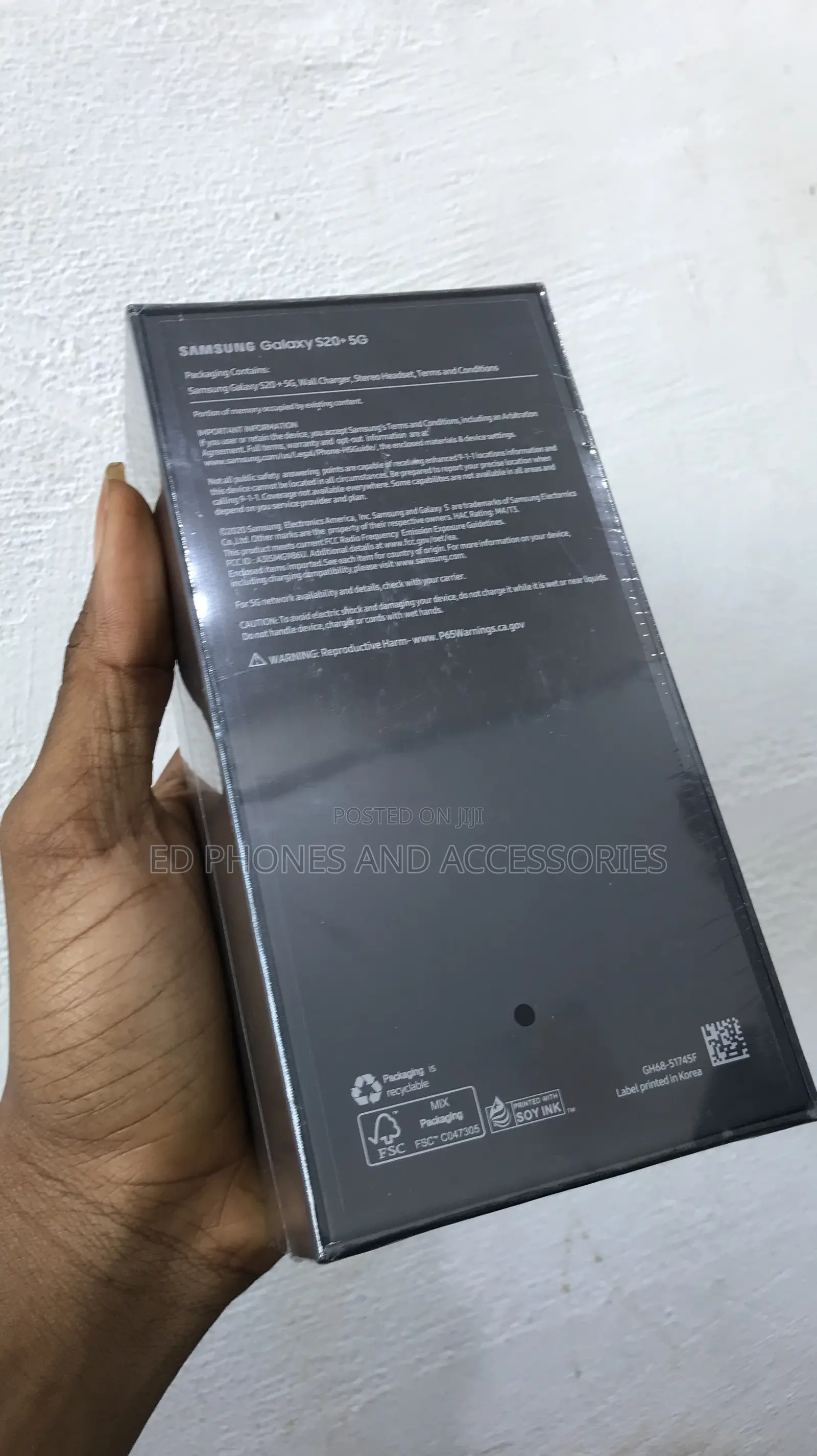 New Samsung Galaxy S20+ 5G 128 GB Black