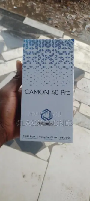 New Tecno Camon 40 Pro 5G 256 GB Black