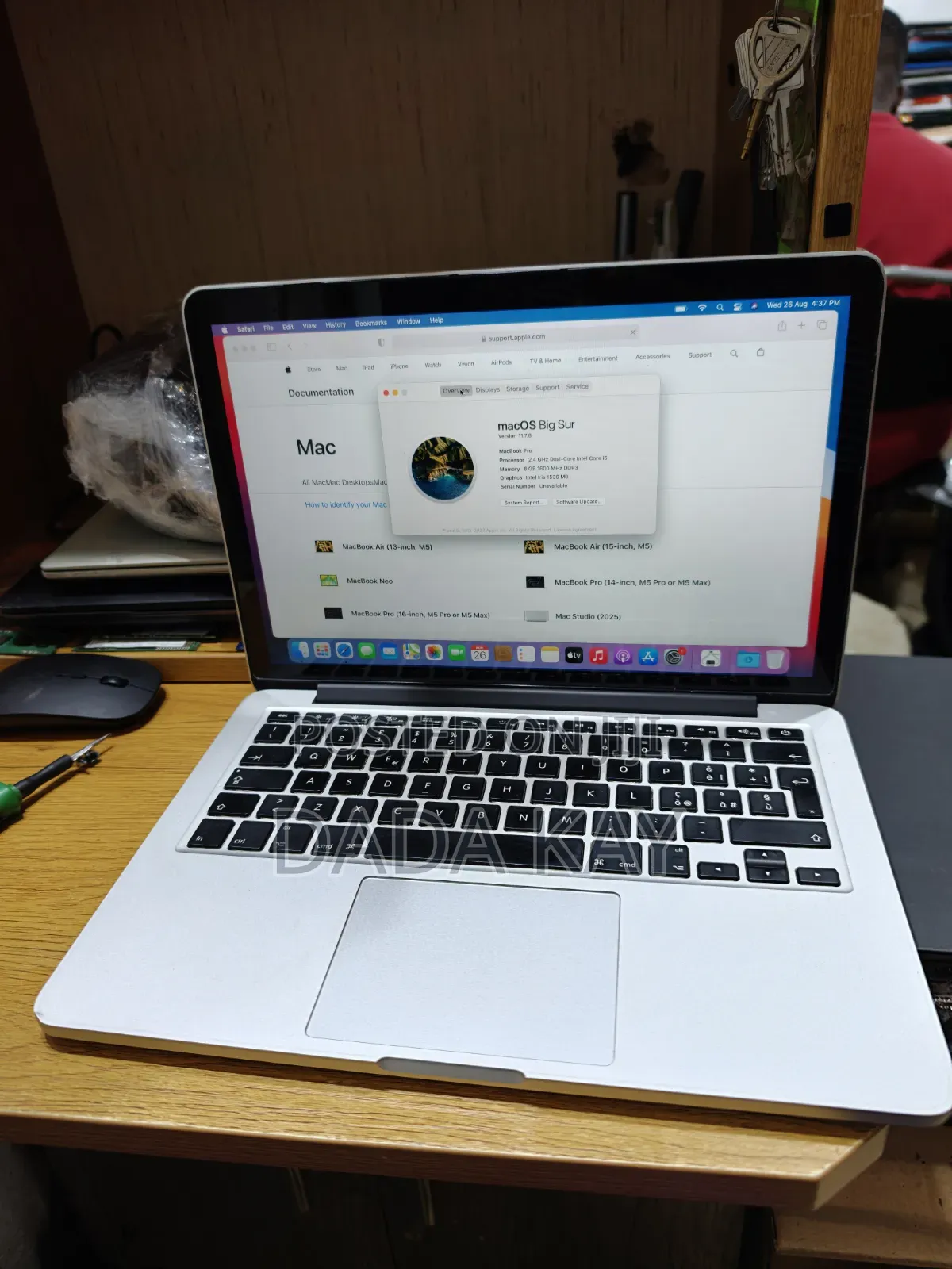 Laptop Apple MacBook 2013 8GB Intel Core i5 SSD 500GB