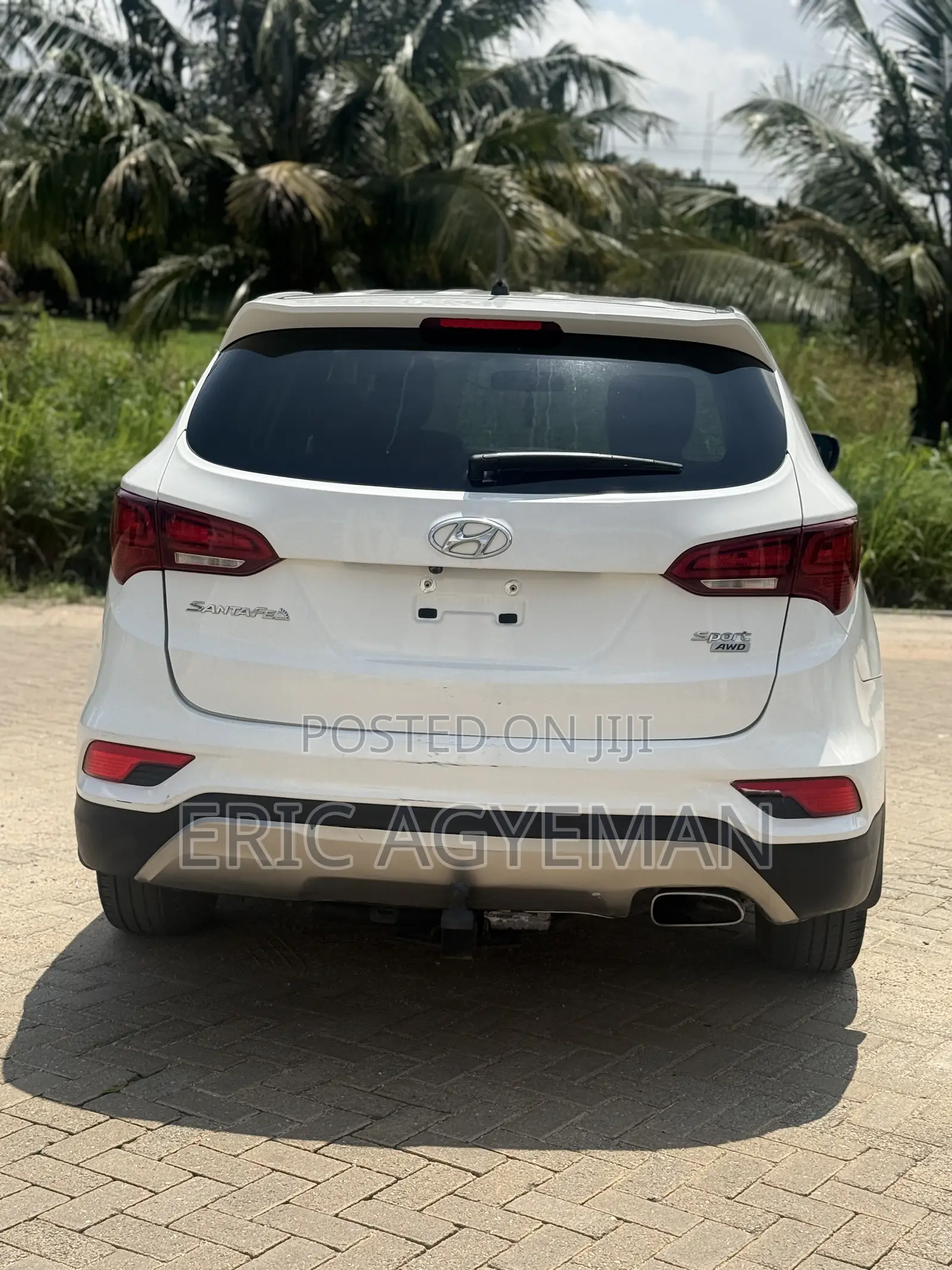 Hyundai Santa Fe 2018 White