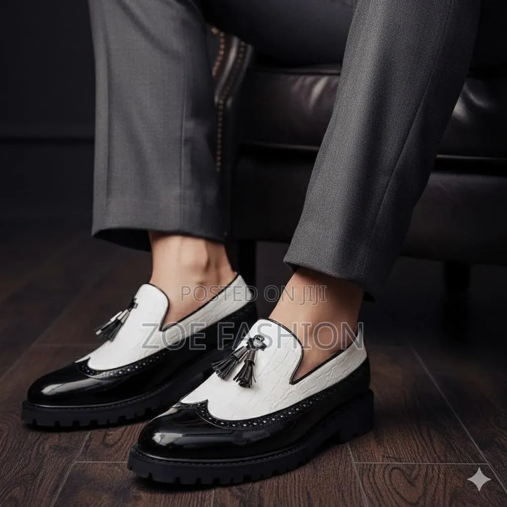 Men's Leather Loafers Shoe