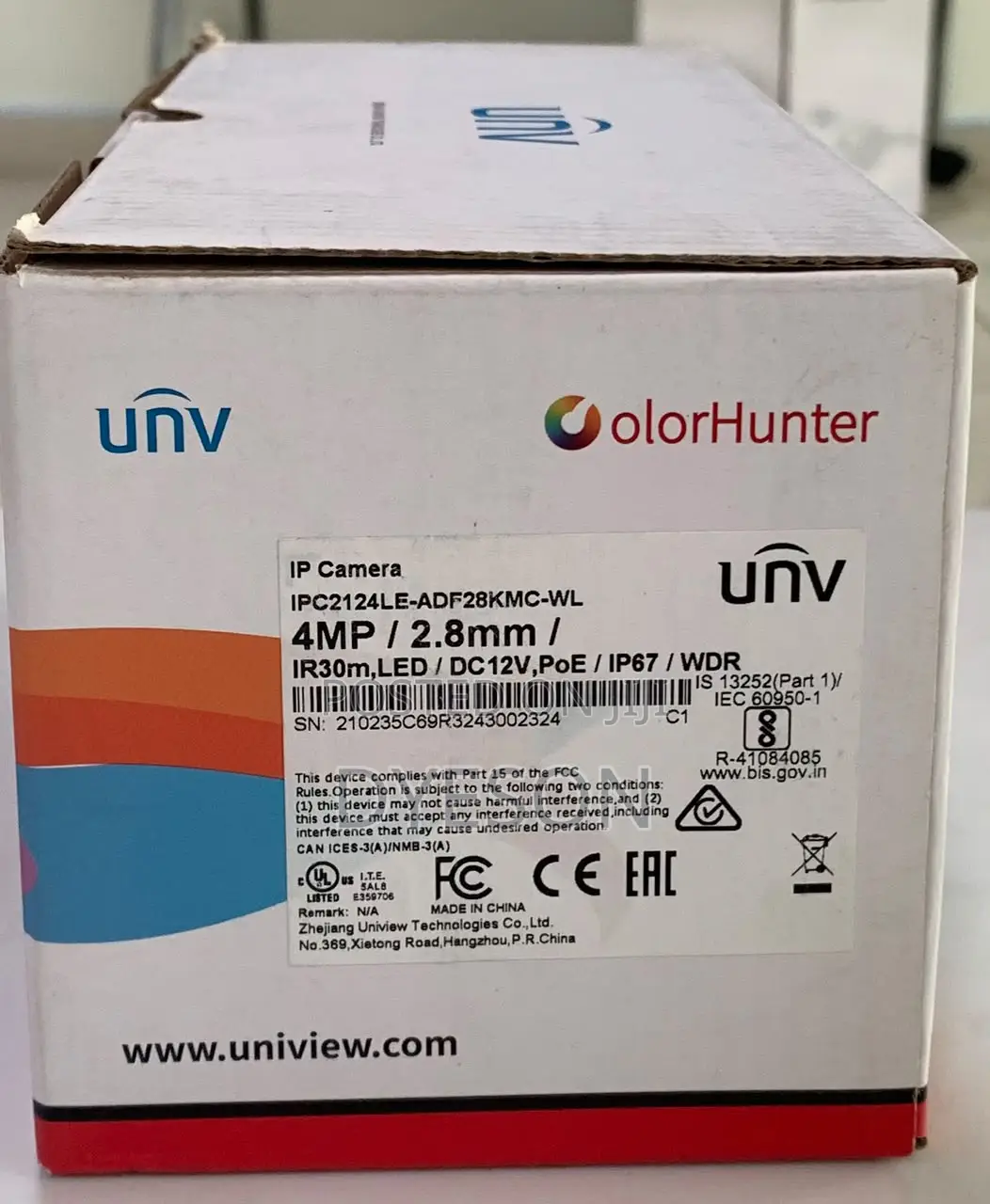 IPC2124LE-ADF28KMC-WL4MP ColorHunter Fixed Dual-Light Bullet Network C