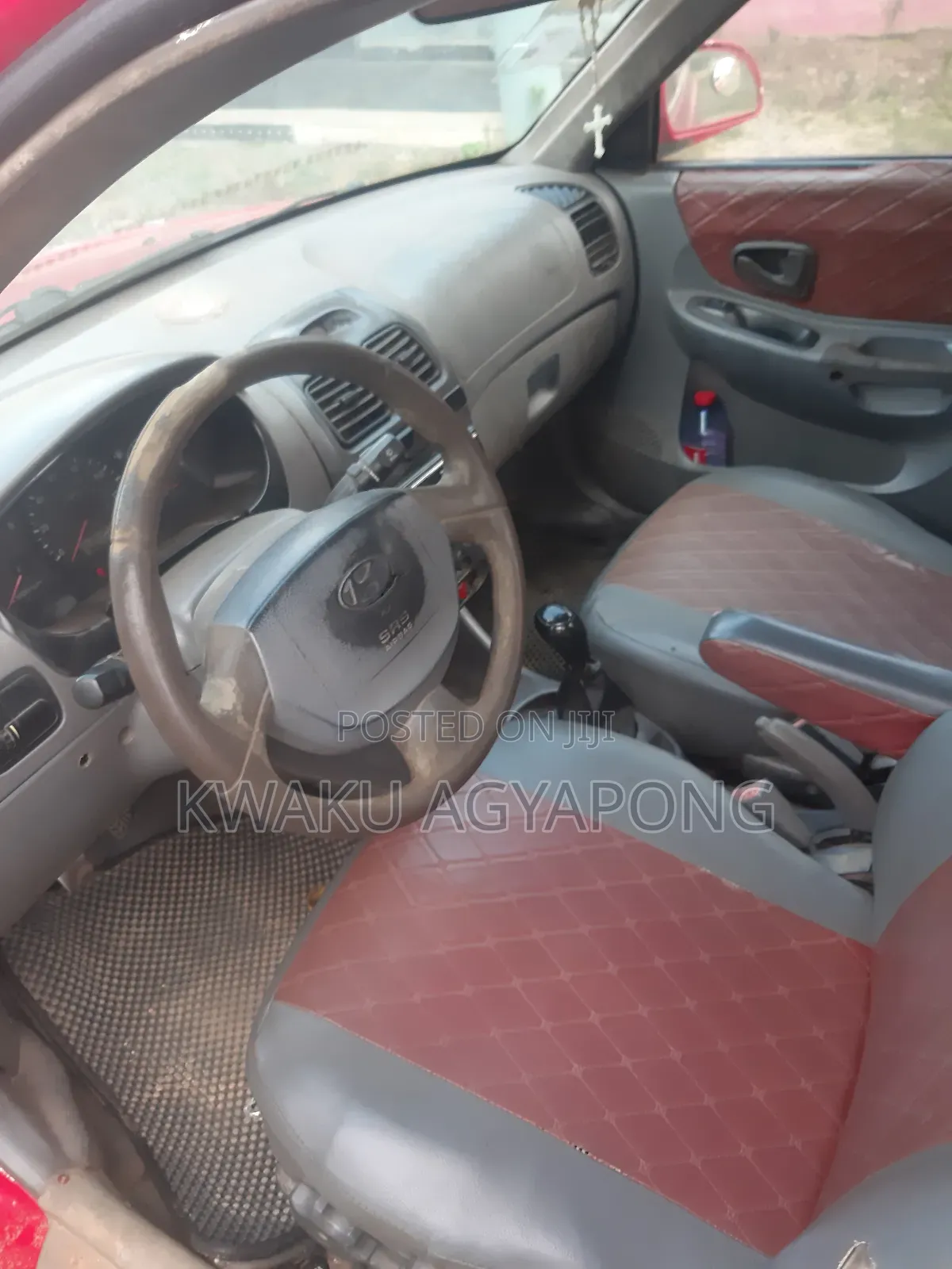 Hyundai Accent 2005 Red