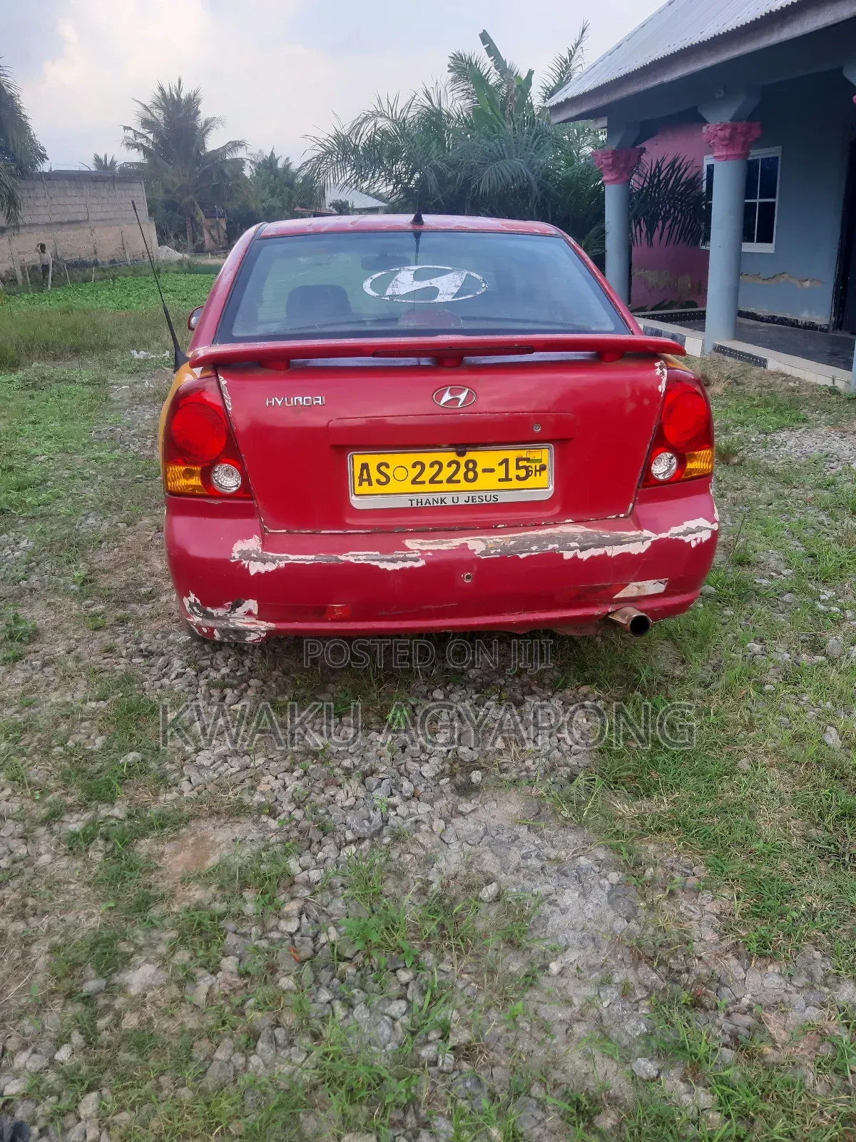 Hyundai Accent 2005 Red