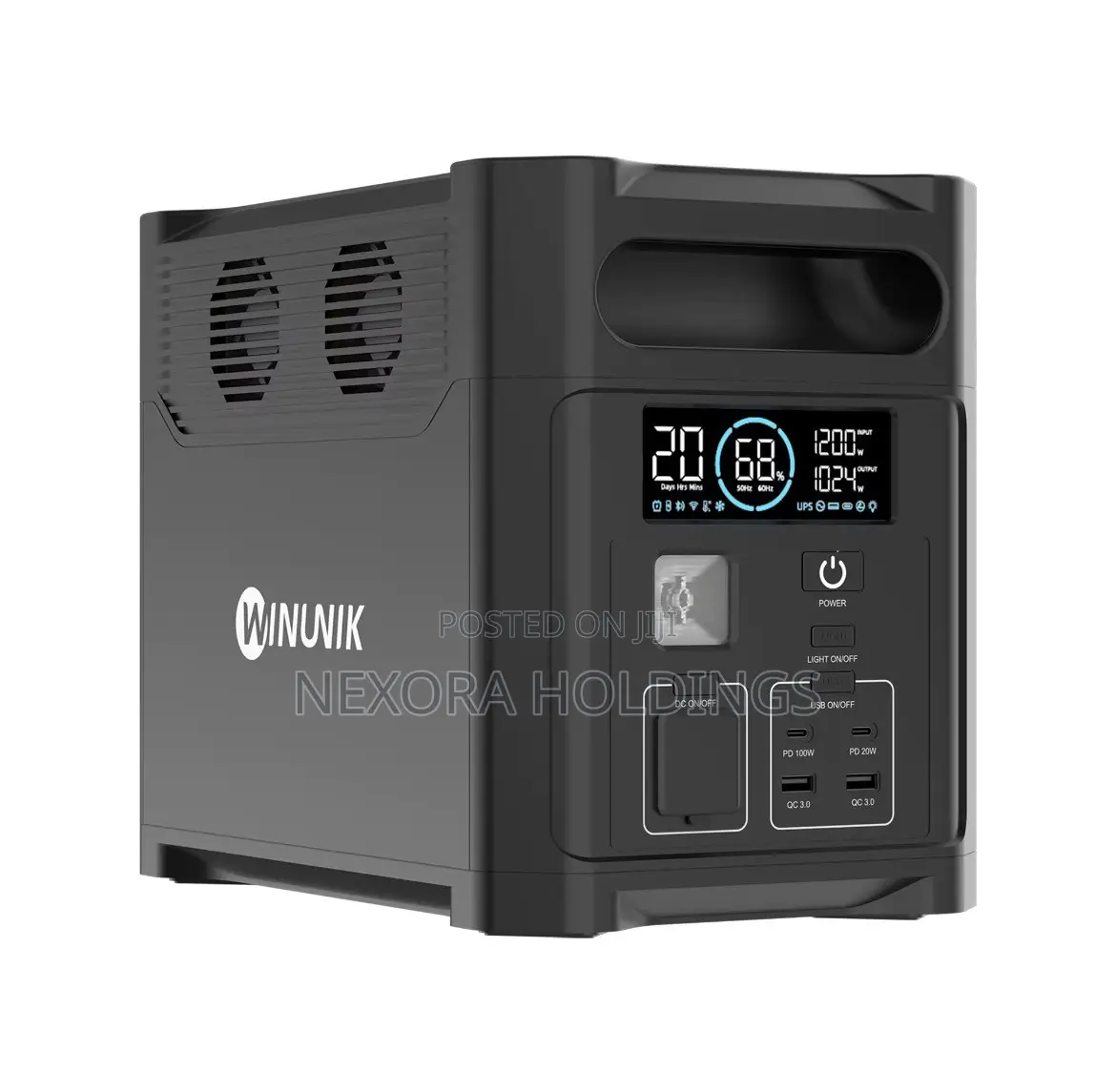 Portable Solar Power Station Kit