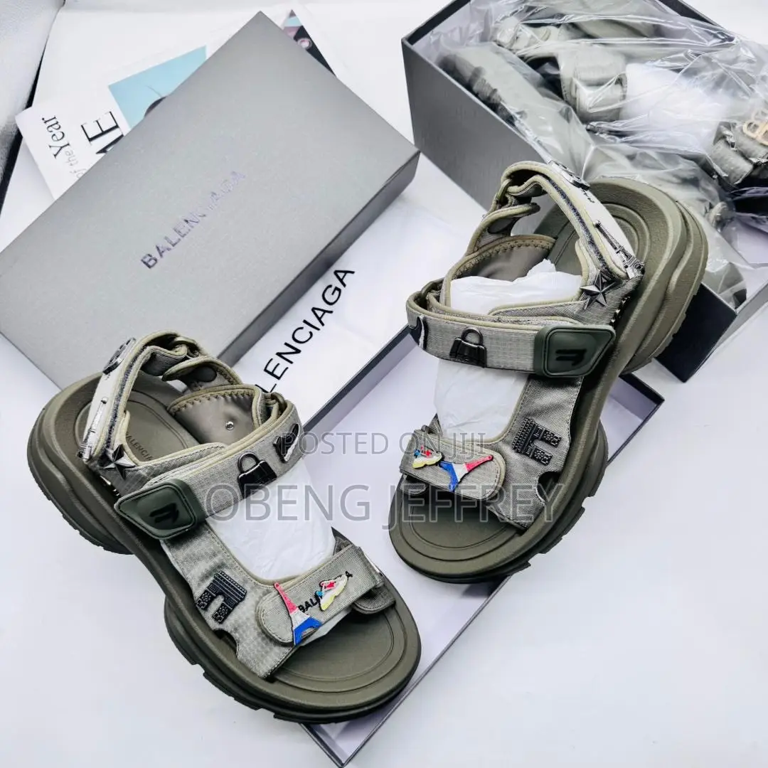 Original Balenciaga Cushion Slide/Sandals in Colours