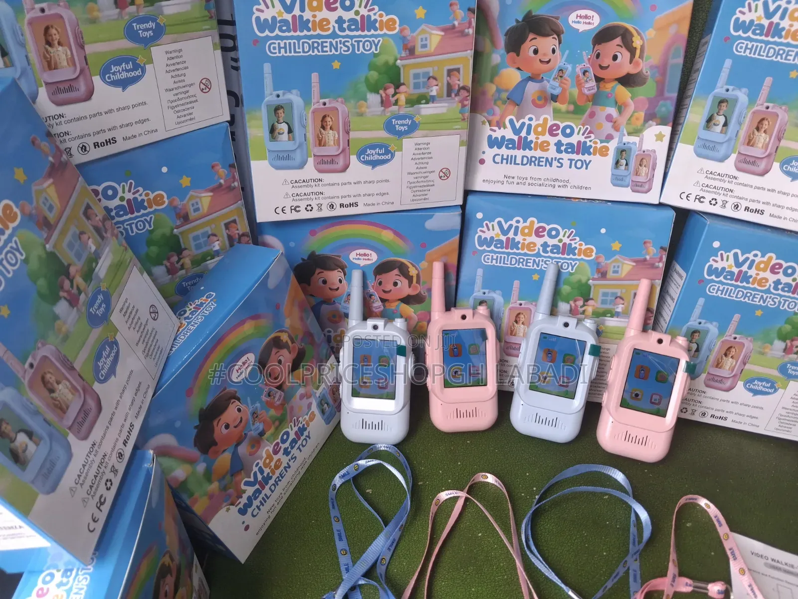 Kids Walkie Talkie Toy With Camera and LCD Screen 2Way Communication