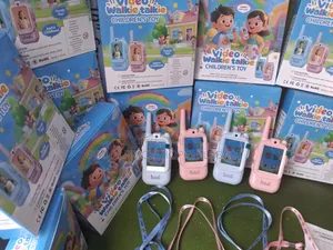Kids Walkie Talkie Toy With Camera and LCD Screen 2Way Communication
