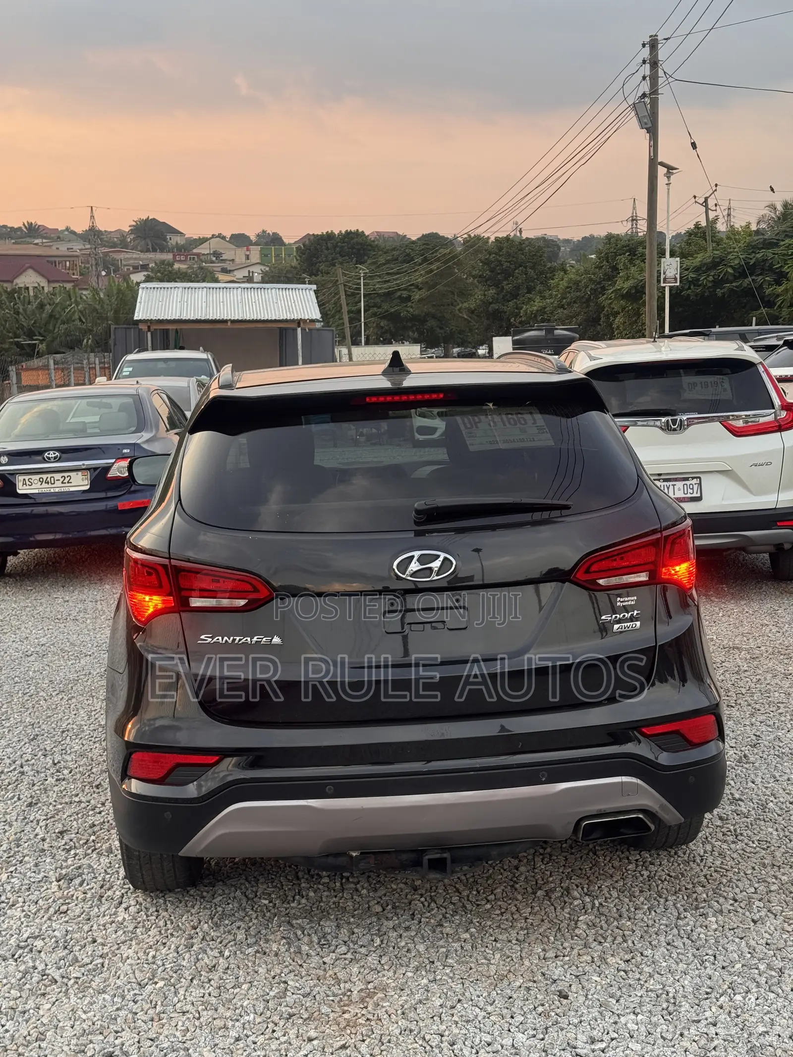 Hyundai Santa Fe SE Ultimate AWD 2017 Black