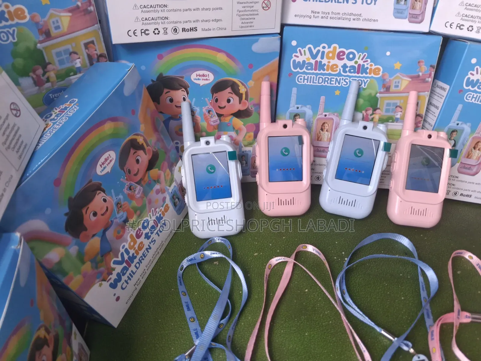 Kids Walkie Talkie Toy With Camera and LCD Screen 2Way Communication