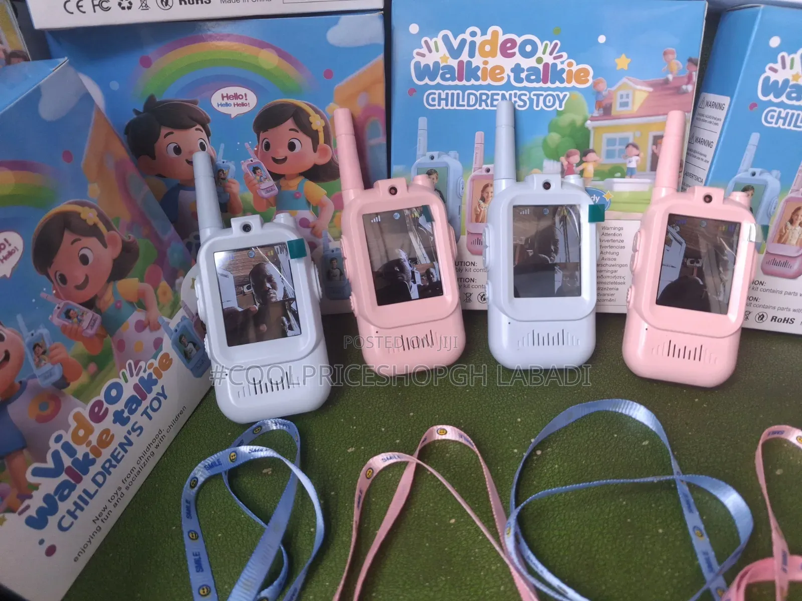 Kids Walkie Talkie Toy With Camera and LCD Screen 2Way Communication