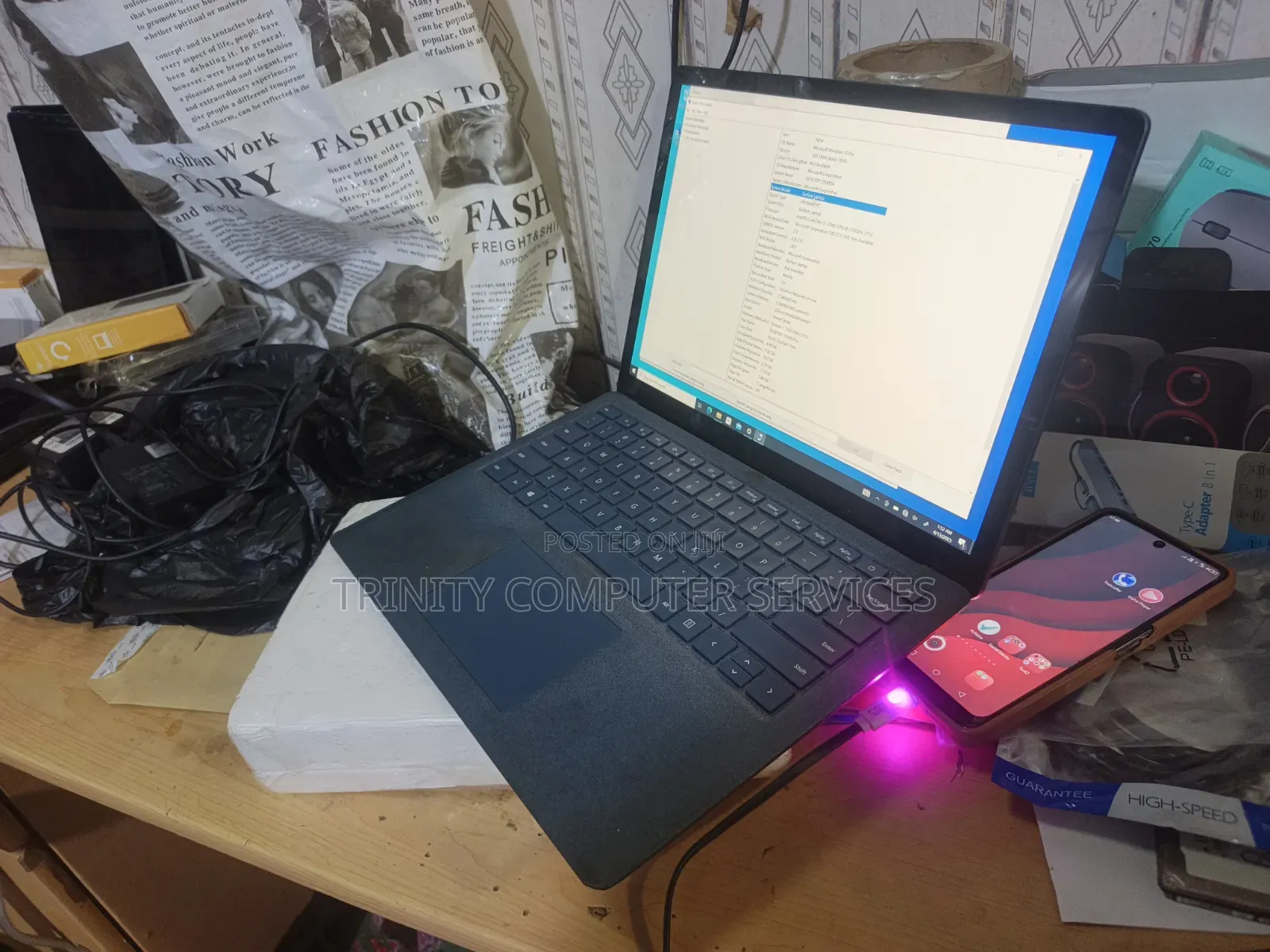 Laptop Microsoft Surface 8GB Intel Core i5 SSD 256GB