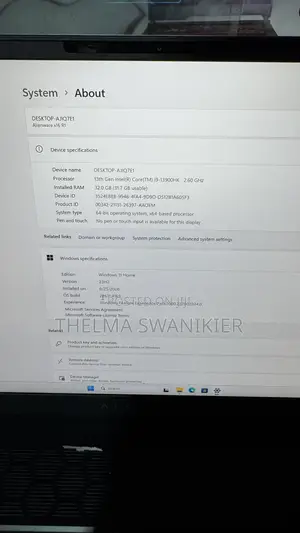 Laptop Alienware 16x Aurora 32GB Intel Core i9 SSD 1T
